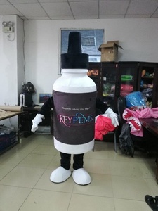 Character Foam <strong>Medicine</strong> <strong>Bottle</strong> <strong>Mascot</strong> <strong>Costume</strong> for Outdoor Advertising