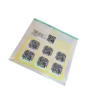 Пользовательская 3d Голограмма наклейка qr код