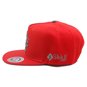 Tùy chỉnh màu đỏ có cấu trúc Acrylic <span class=keywords><strong>Snapback</strong></span> Mũ <span class=keywords><strong>Snapback</strong></span> mũ - Product Image 3