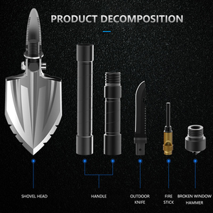 Pala de autodefensa multifunción para exteriores, nuevo diseño - Product Image 4