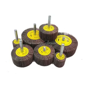 FANTECH Aluminum Oxide Sanding Cloth Spindle Mounted Flap Wheels With Shaft Or Shank