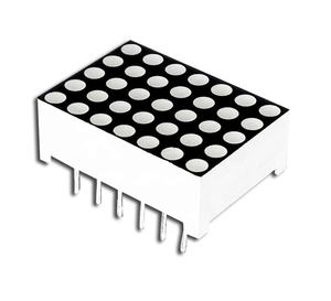 Dot matrix <strong>LED</strong> <strong>Display</strong> 5x7 1.9mm White 0.<strong>7</strong> Inch Through Hole <strong>Display</strong> - Product Image 1