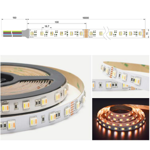 संतरा ip20 रेटेड rgbww एलईडी स्ट्रिप <span class=keywords><strong>5</strong></span>-इन-1 आउटडोर स्ट्रिंग लाइट के साथ <span class=keywords><strong>5</strong></span>-इन-1 आउटडोर स्ट्रिंग लाइट - Product Image 6