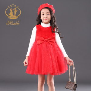 Red colour frock Clearance