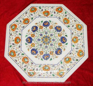 Fait à la main En Pierre Octogonal Table Basse - Product Image 1