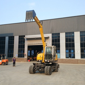 Usine directe vente 6.5 tonnes <span class=keywords><strong>mini</strong></span> <span class=keywords><strong>pelle</strong></span> <span class=keywords><strong>sur</strong></span> pneus prix - Product Image 2