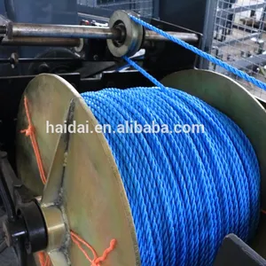 Automatic 3 strands twisted plastic film rope making machine/plastic rope making machine/rope making equipment