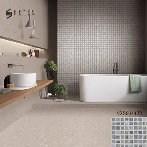 Sang trọng Kính nhìn lưới mô hình gốm terrazzo lát sàn nhà tường gạch