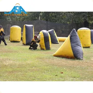 Ar PVC Barreira/Bunkers Paintball Inflável Para As Crianças/Barato Inflável Bunker Ar Speedball