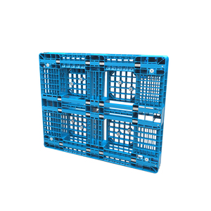 Standard Size 1200*1000mm Steel <strong>bar</strong> Reinforced HDPE Plastic <strong>Pallet</strong> for Rack Stacking Use - Product Image 5