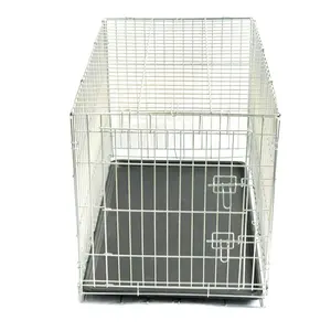 Top Quality Fashion Large Galvanized Pet Cage With Tray And Door For Dog Cat