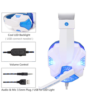 Gran oferta de auriculares LED para ordenador, diadema para juegos, Auriculares deportivos electrónicos brillantes <span class=keywords><strong>con</strong></span> micrófono <span class=keywords><strong>PS4</strong></span> especial - Product Image 4
