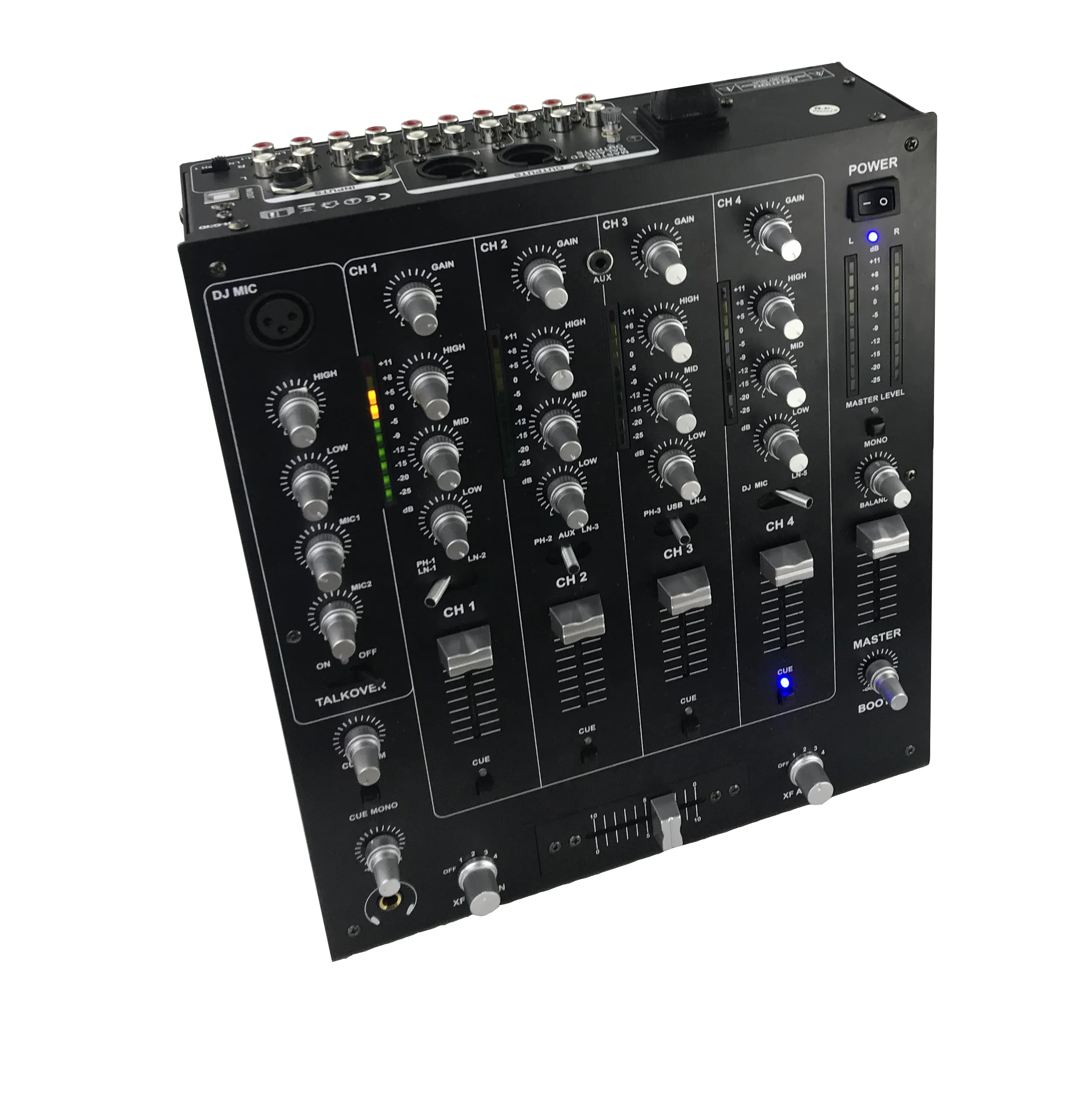 Pabrik Cina Penjualan Laris 5 Input Stereo Mixer Audio Kecil Profesional Output Rekaman