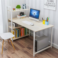 Bureau d'ordinateur, bureau de maison simple et économique, combinaison de bureau et de bibliothèque, bureau d'écriture simple pour étudiants