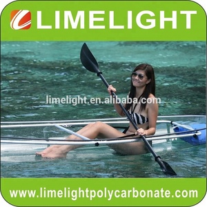 Rõ ràng kayak trong suốt xuồng rõ ràng dưới Kayak tinh thể xuồng nhiệt hình thành với <span class=keywords><strong>LEXAN</strong></span> 6mm Polycarbonate tấm rắn - Product Image 3