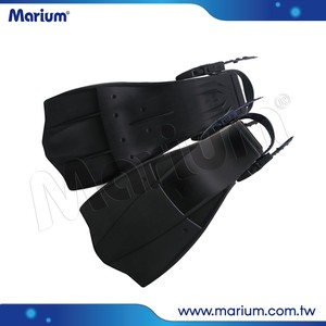 Quick Release Plastic Buckles Vented Open Heel Swimming Dive Fins - Product Image 4