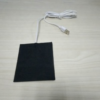 Tapis de souris chauffant USB, rose, noir, chaud pour les mains, 1 pièce, vente directe depuis l'usine