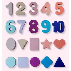 Comptage Forme Empileur En Bois Comte Trier Bloc avec En Bois Coloré en Forme De Numéro <span class=keywords><strong>Mathématiques</strong></span> Blocs - Product Image 6