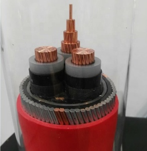สายเคเบิลใต้ดินแบบหุ้มฉนวน Cu XLPE 33kV <span class=keywords><strong>HT</strong></span> 3C 240 ตร.มม. มาตรฐาน IEC60502-2 - Product Image 1