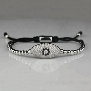 De los hombres al por mayor Lave piedra pulseras de cuentas <span class=keywords><strong>con</strong></span> el diablo ojo Accesorios - Product Image 1