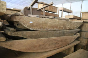 Antike chinesische dekoration handwerk vintage holz boot