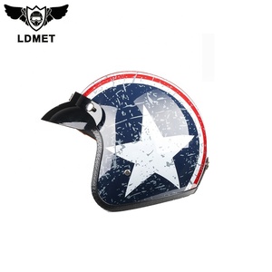 Venta al por mayor DOT certificación scooter gsb de <span class=keywords><strong>la</strong></span> cara abierta del casco - Product Image 4