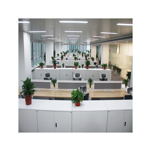 2025 Bán Hàng Nóng Acoustic Nhôm Kênh Phân Vùng Văn Phòng Máy Trạm E0 Cấp Melamine Hội Đồng Quản Trị Và Có Thể Điều Chỉnh Kim Loại Hỗ Trợ Chân - Product Image 6