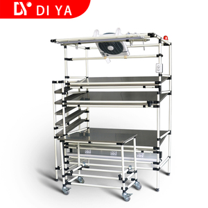 OD 28mm פלסטיק מצופה רזה צינור מתלה צינור בז 'צבע