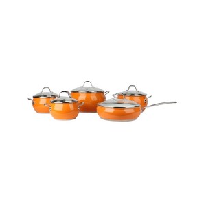Jeux de casseroles en acier inoxydable <span class=keywords><strong>Jiangmen</strong></span> avec revêtement émaillé antiadhésif - Product Image 4