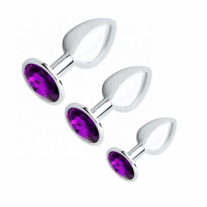 Kunden spezifisches Logo Spielzeug Metall Butt Plug Sex Therapie Anal Stimulation Adult Sexspielzeug Metalls chmuck Anal Butt Plug - Product Image 4