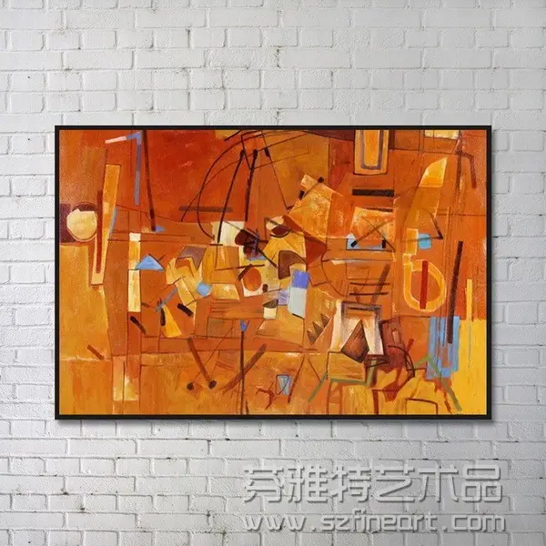 Original artwork multi-dimension abstract oil painting