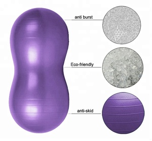 Logo personnalisé Anti burst Écologique PVC haute qualité lumière poids yoga stabilité exercice boule d'arachide - Product Image 2