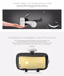 2018 Google cartón VR Box 2 xiaozhai VR Z4 Realidad Virtual 3D gafas VR auricular película + bluetoth controlador - Product Image 3