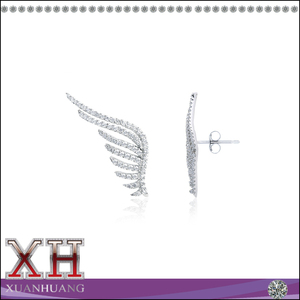 Les boucles <span class=keywords><strong>d</strong></span>'oreilles magnifiques Zircon cubique étoiles argent aile <span class=keywords><strong>d</strong></span>'<span class=keywords><strong>ange</strong></span> <span class=keywords><strong>boucle</strong></span> <span class=keywords><strong>d</strong></span>'oreille or aile <span class=keywords><strong>d</strong></span>'<span class=keywords><strong>ange</strong></span> - Product Image 4