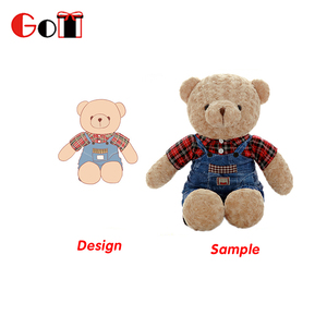 En gros Mignon Petit Ours Animal En Peluche Doux Poupée Personnalisé Ours En Peluche Jouet - Product Image 1