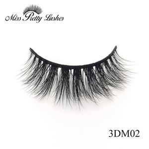 Nouveaux Styles 3D Réel Vison Cils Longue Boucle Pense À La Main Cils - Product Image 5