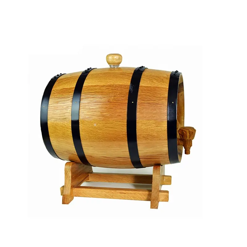 برميل معدات تخمير النبيذ الفرنسي برميل خشبي البلوط برميل