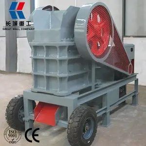 Mini triturador móvel móvel, pedra trituradora para motor diesel
