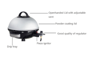Non - bâton Portable Apple Barbecue Barbecue gaz Propane grilles avec veuve conception pour cour Camping RV en plein air - Product Image 2