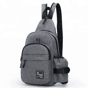 Gris oscuro hombro mochila <span class=keywords><strong>pecho</strong></span> bolso bandolera <span class=keywords><strong>para</strong></span> bicicleta senderismo deporte viaje <span class=keywords><strong>de</strong></span> Camping - Product Image 1