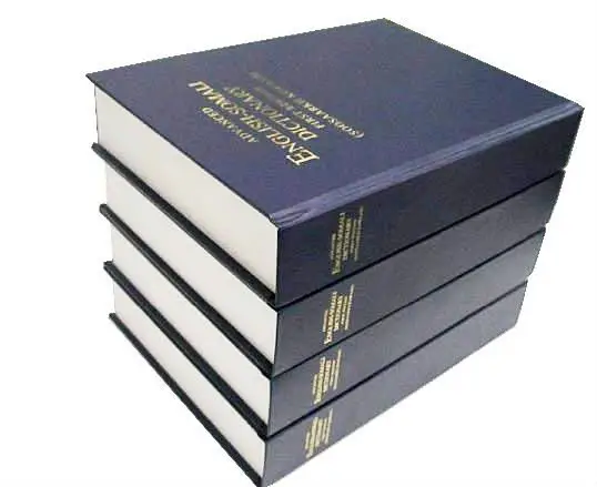 Hot Sale Hardcover English And Chinese Dictionary Printing Service