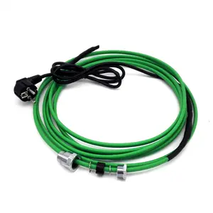 220V Heating Cable (17W/m) for Installation Inside the Water Pipe (Pipelines) with Coupling for Entering Pipe