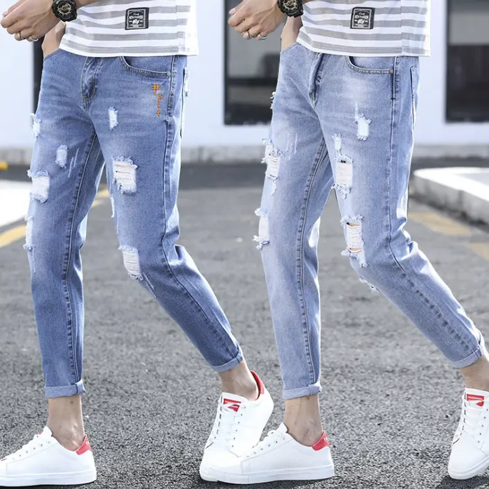 New Trendy Korean Vintage Style Boys Summer Pants Casual Loose