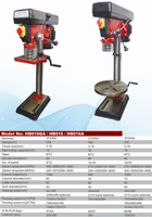 Modèle HB016QA 370w Performance Factory Sale Hobby Drill Machine Drill Press