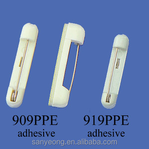 Porte-badge adhésif avec nom d'identité, broche de sécurité et de verrouillage - Product Image 2