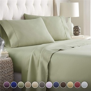 100% de bambú hoja de cama <span class=keywords><strong>king</strong></span> <span class=keywords><strong>size</strong></span>, barato Hotel funda nórdica, juego de cama de Bambú - Product Image 6