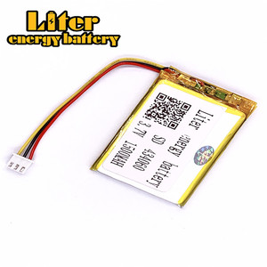 Socket 2.5-3 P 3.7 V 434060 1500 mah factory high quality lithium polymer battery rechargeable li-ion battery lipo - Product Image 2