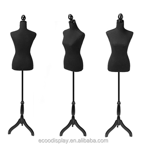 Maniquí femenino de tela de <span class=keywords><strong>medio</strong></span> <span class=keywords><strong>cuerpo</strong></span> - Product Image 1