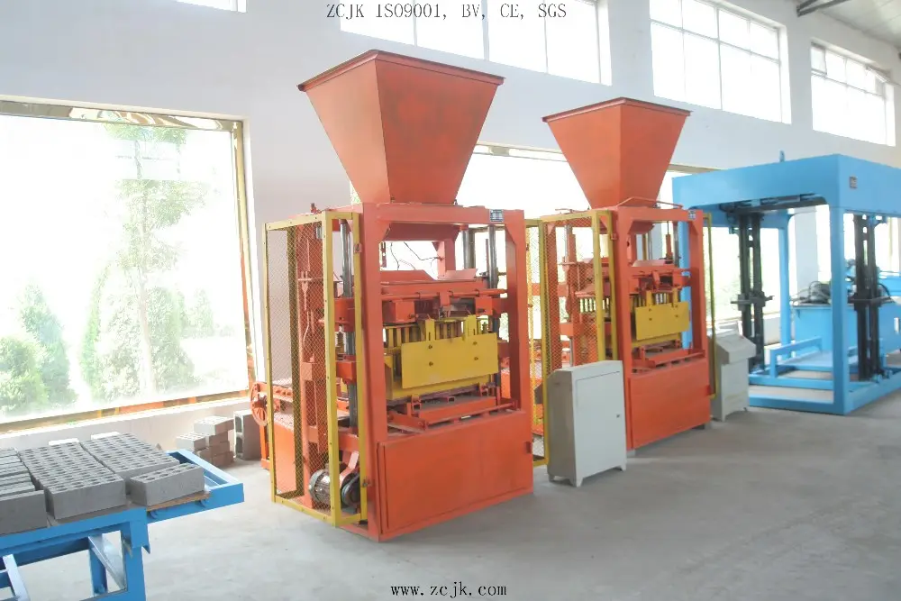 ZCJK QTJ4-35I máquinas de fazer tijolo venda no quênia