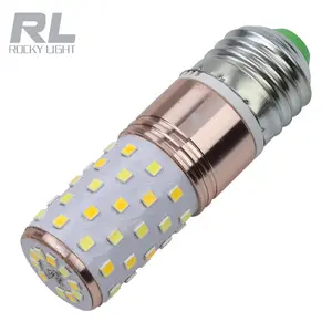 E14/E27 led del cereale della lampada 185-265 V 12 W bianco caldo ha condotto la lampadina due doppio colore dimmerabile luce della candela del led